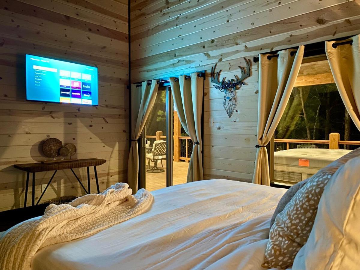New Luxury Cabin, Hot Tub, Forest Views,Hotel Style Amenities Broken Bow Eksteriør bilde